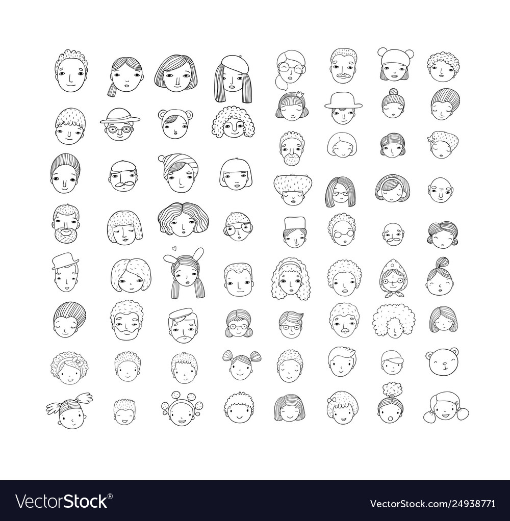 Pattern with graphical faces