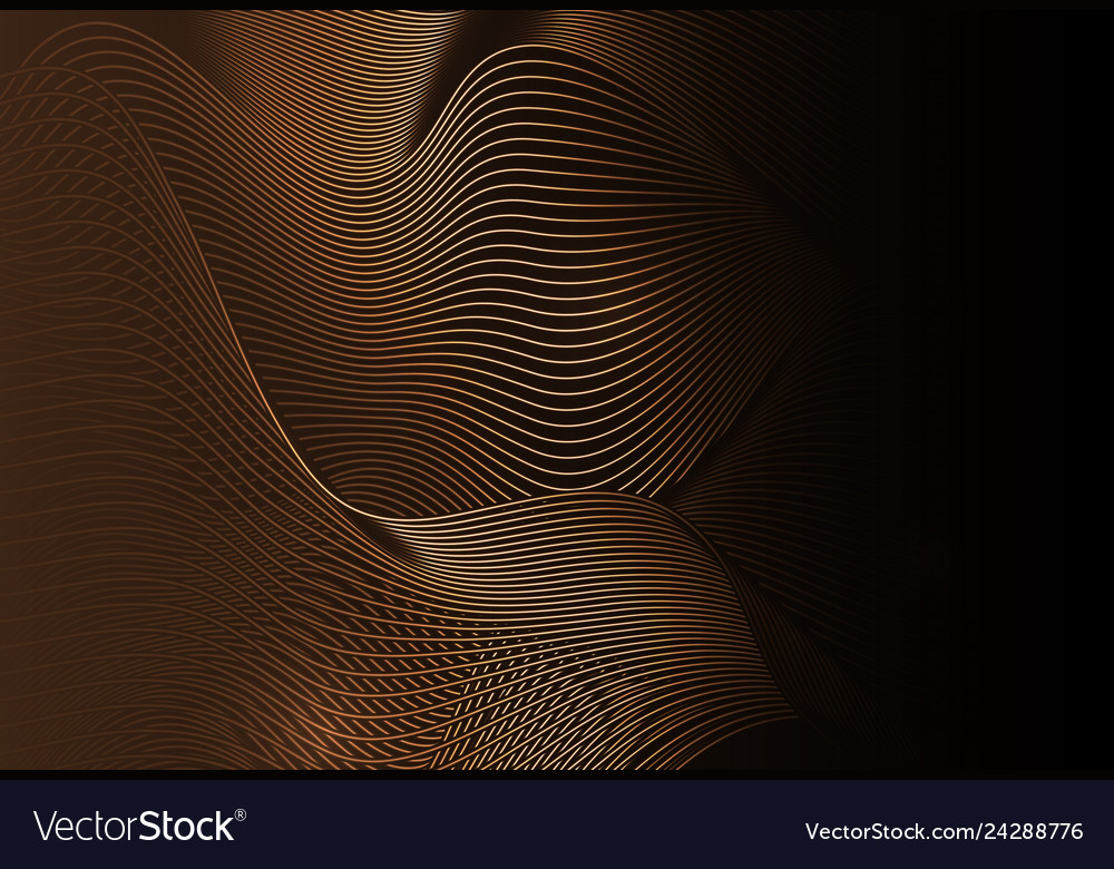 Dark thin line wave texture or pattern vector image Dark thin line wave texture or pattern
