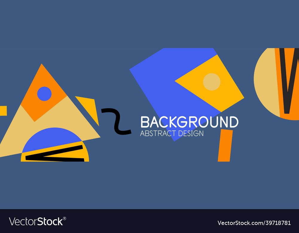 Abstract background with blocks lines geometric vector image Abstract background with blocks lines geometric