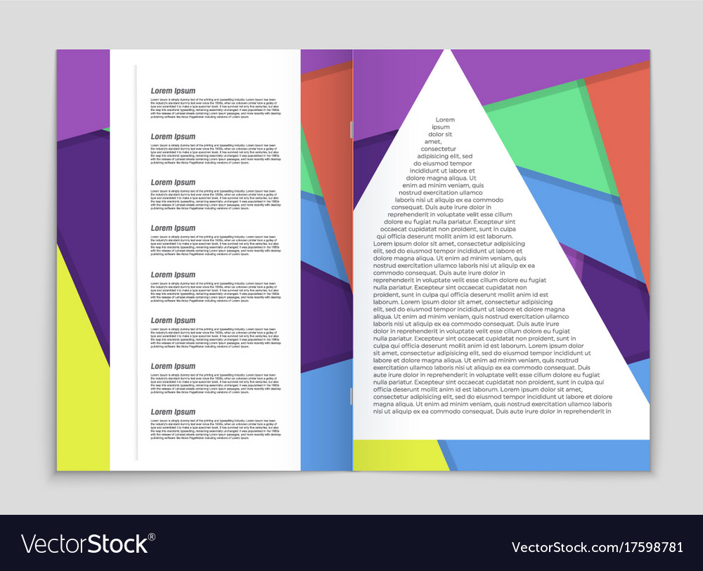 Abstract layout background set for art