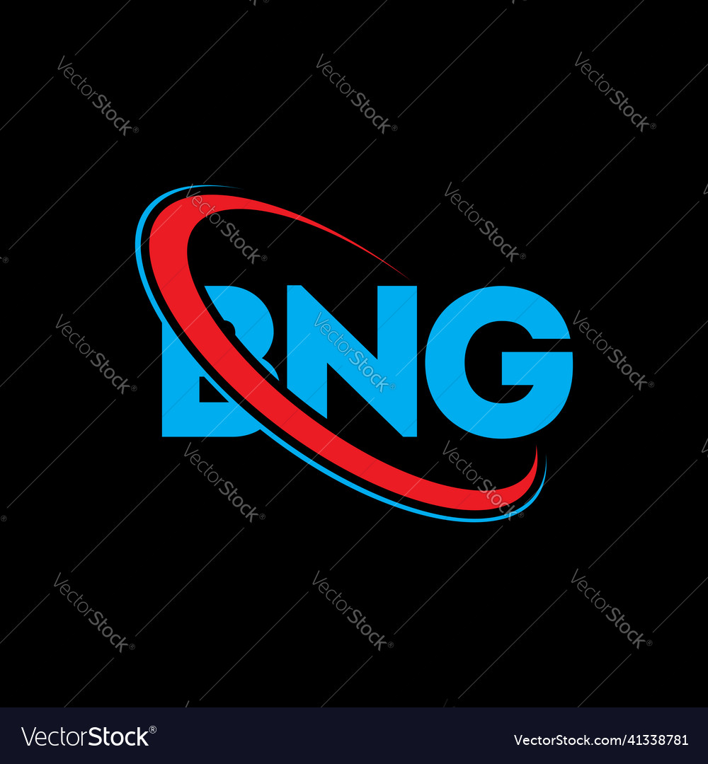 Bng logo letter design Royalty Free Vector Image