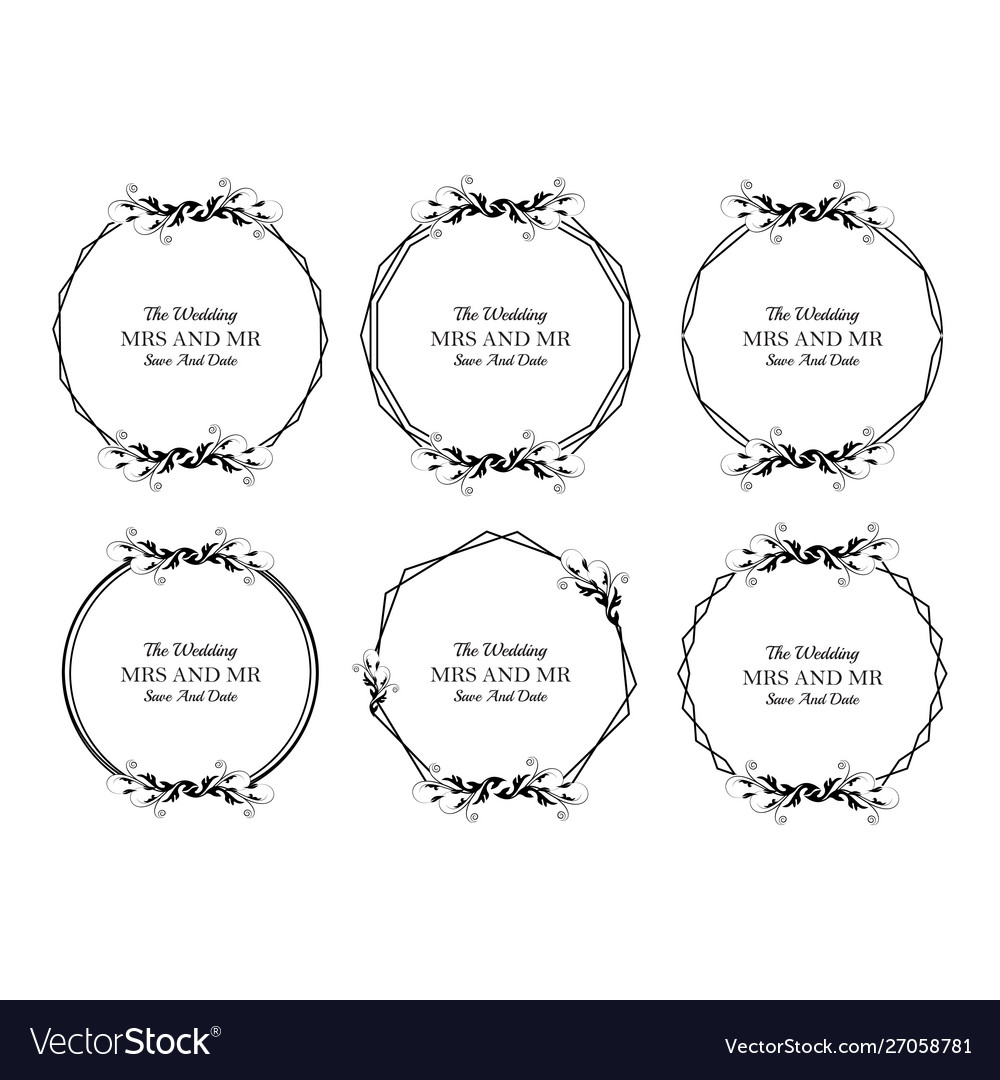 Floral wedding invitation Royalty Free Vector Image