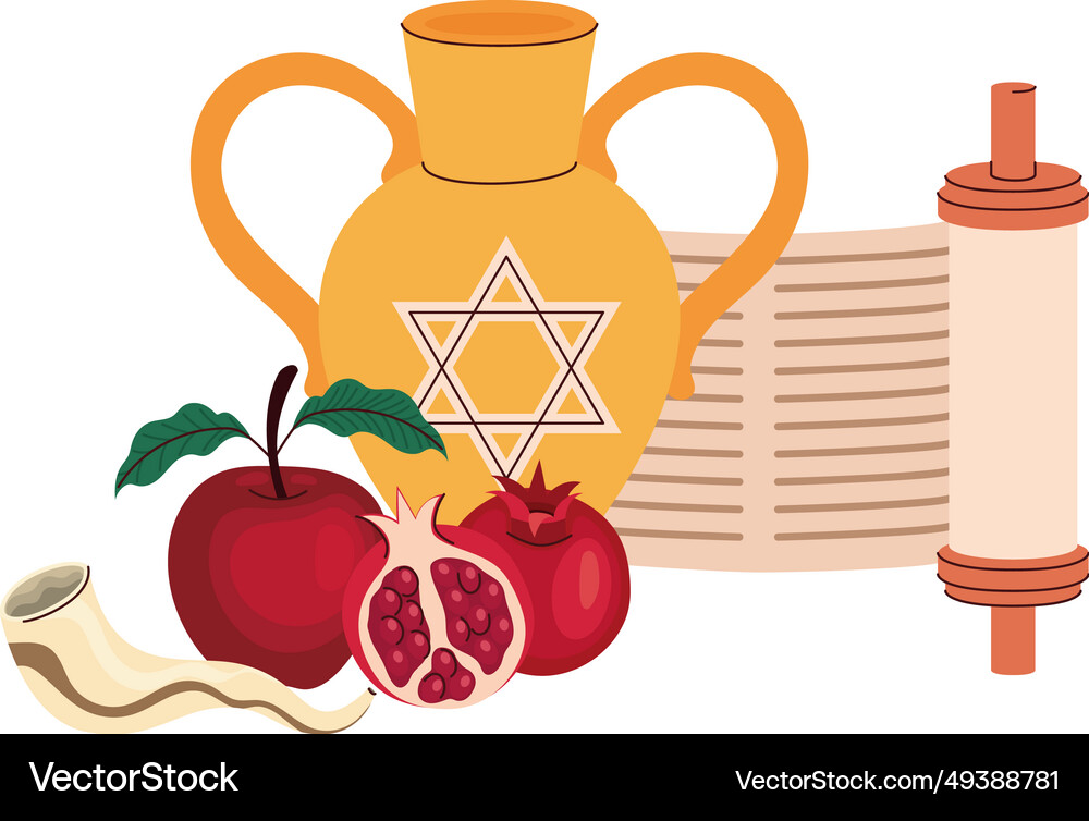 Jewish hanukkah celebration Royalty Free Vector Image