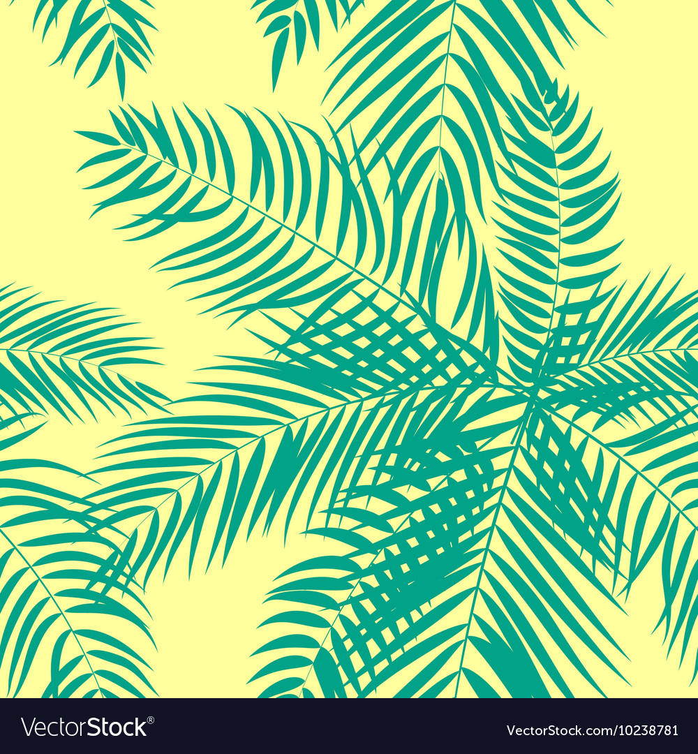 Palm Leaf Seamless Pattern
