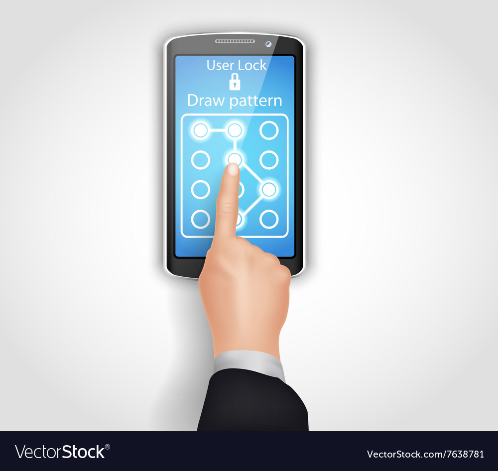 Phone unlocking pattern