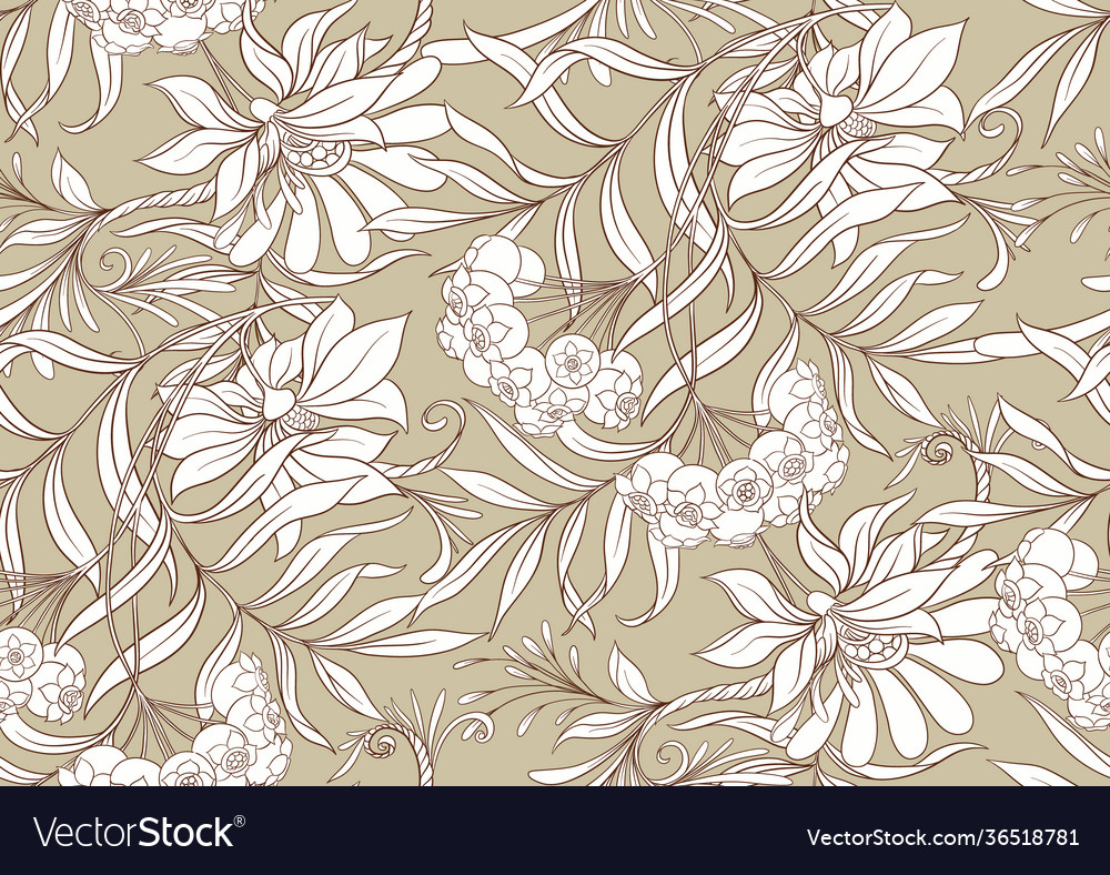 Seamless pattern background with decorative vector image Seamless pattern background with decorative