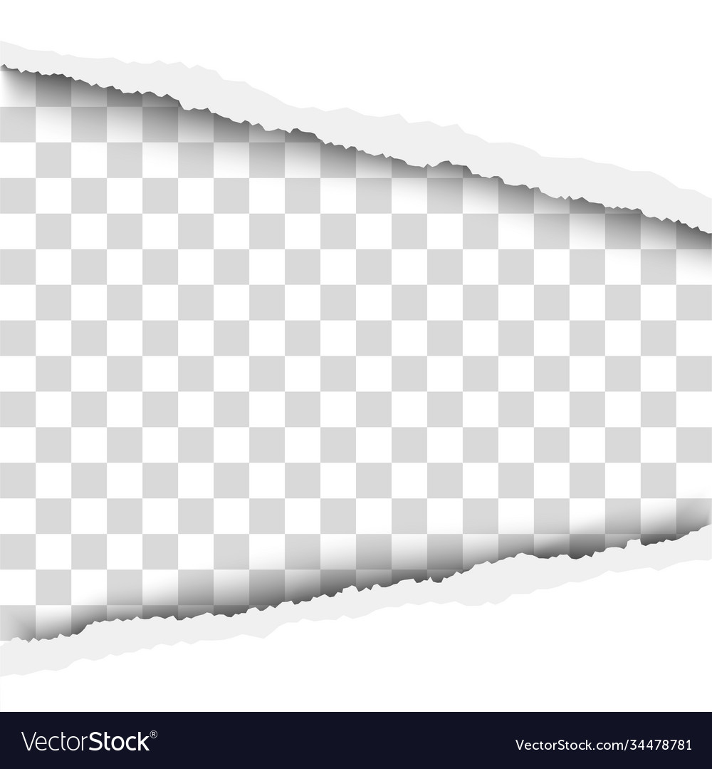 Torn snatched window with transparent background vector image Torn snatched window with transparent background