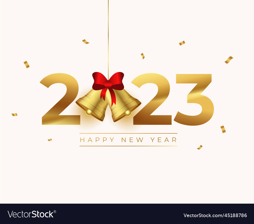 2023 happy new year greeting background