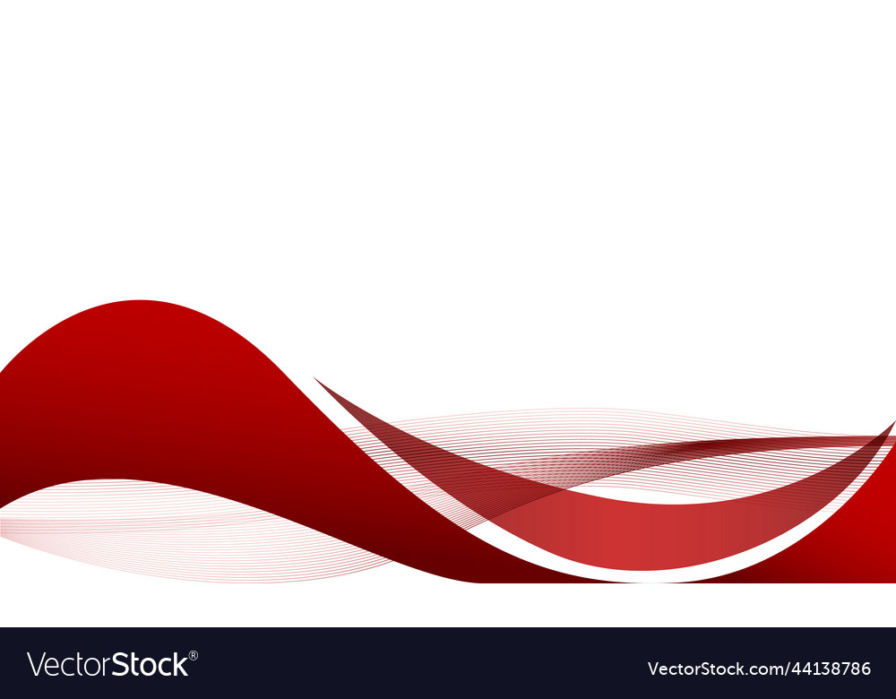 Abstract red wave design background