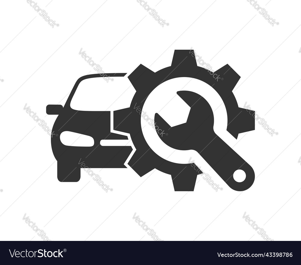 Car service vector image Car service