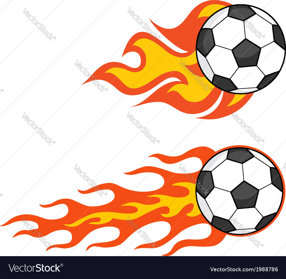 Cartoon soccerball