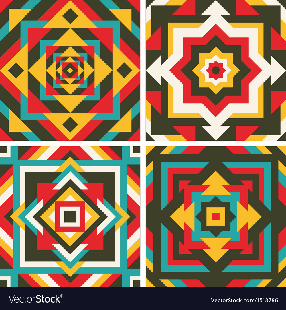 Four geometric pattern