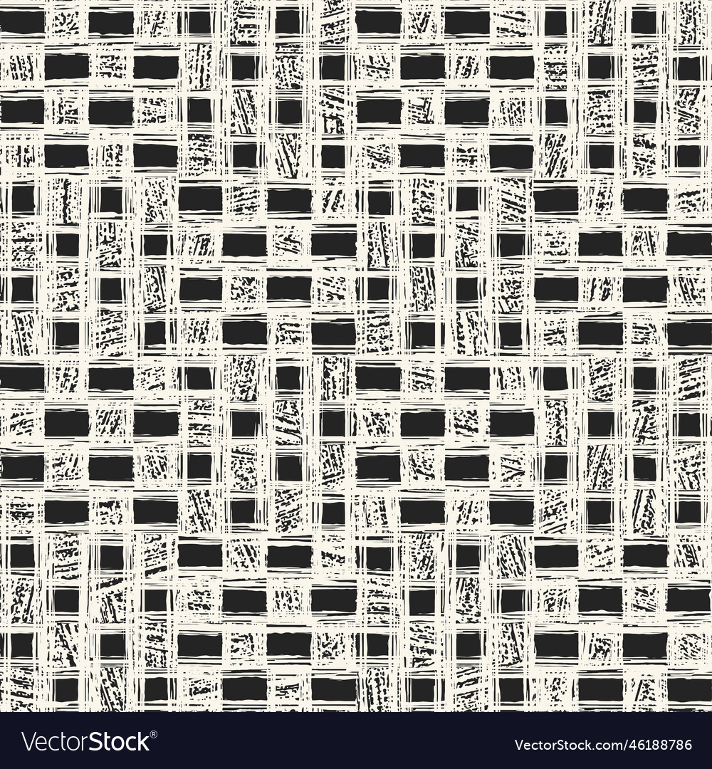 Irregularly checked pattern vector image Irregularly checked pattern