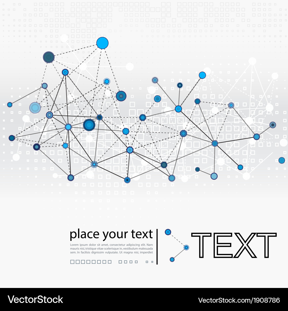 Molecule and communication background Royalty Free Vector