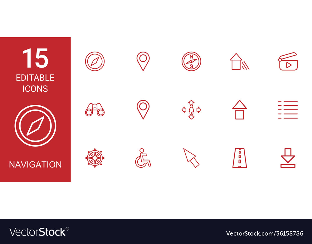 Navigation icons