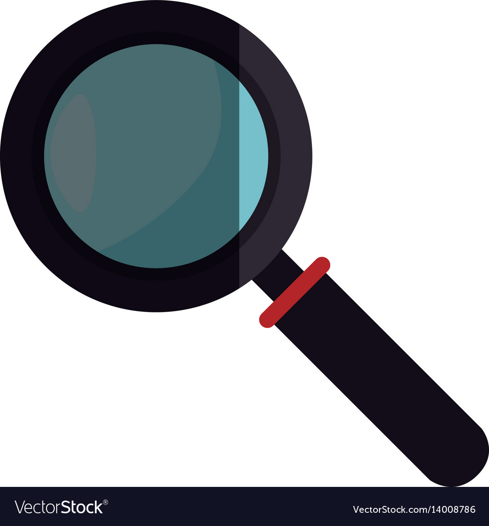 Search magnifying glass icon Royalty Free Vector Image