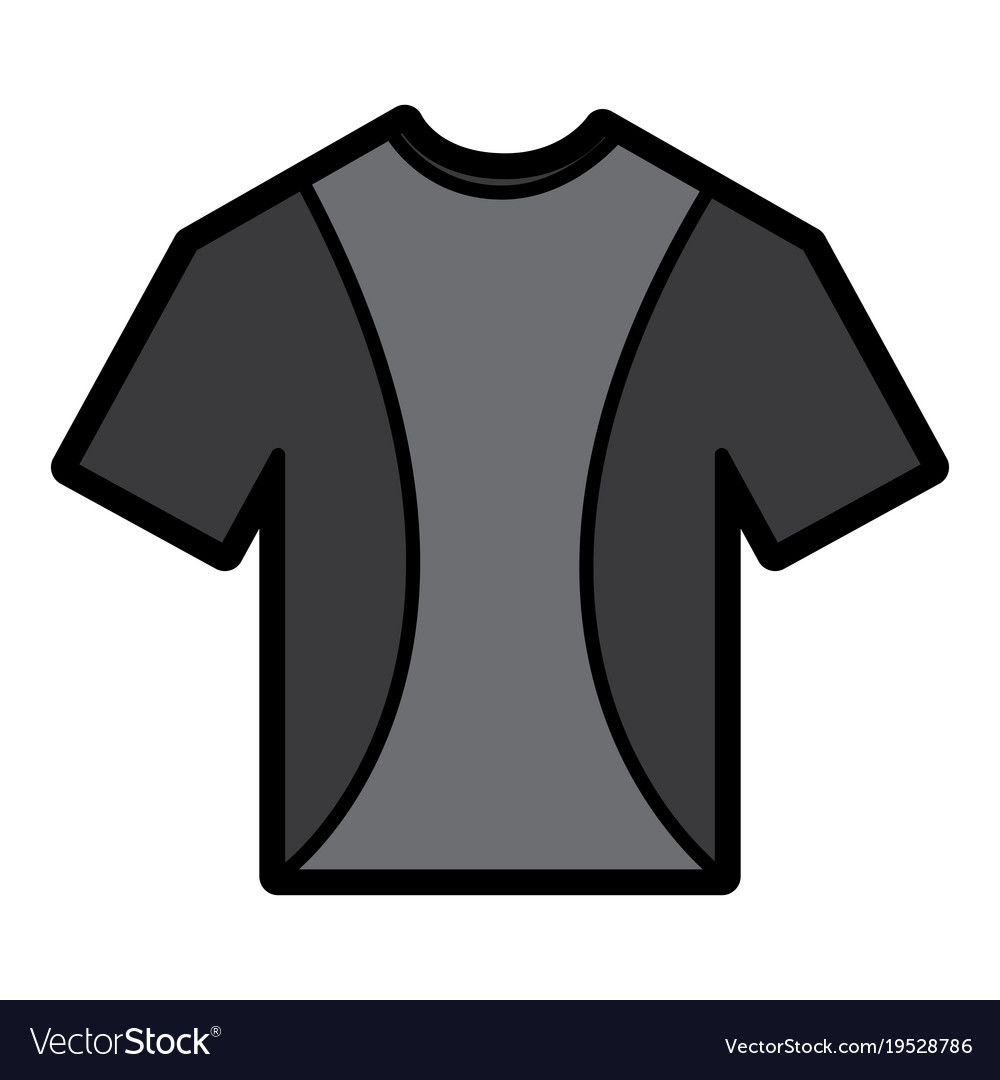 T shirt crew neck icon image Royalty Free Vector Image