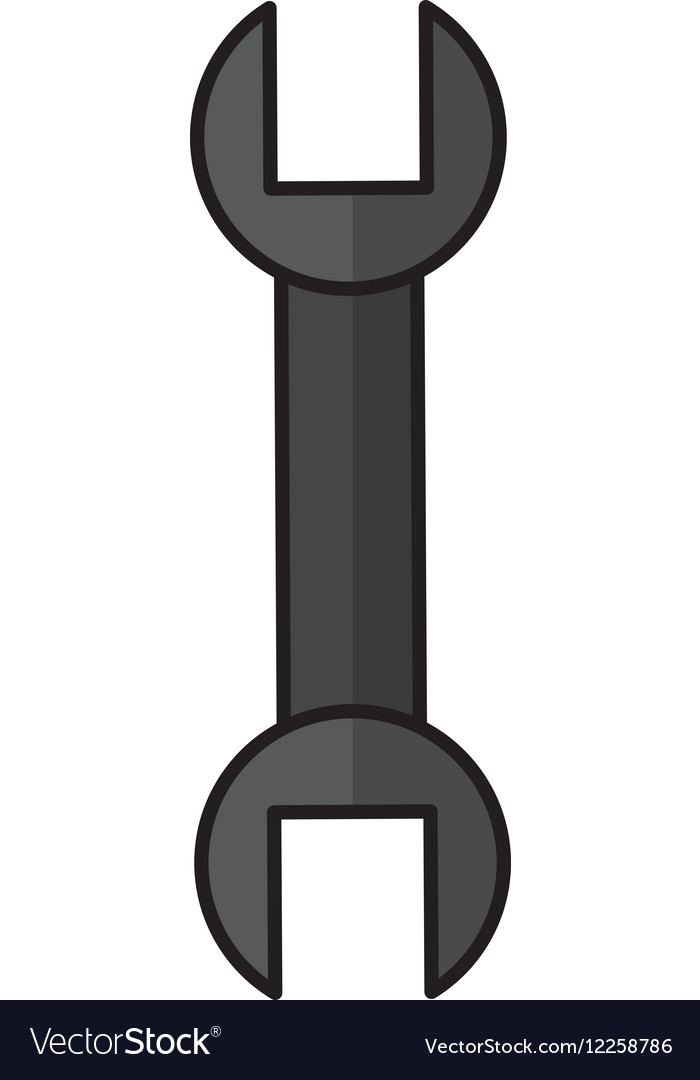 Wrench Werkzeug isoliert Icon