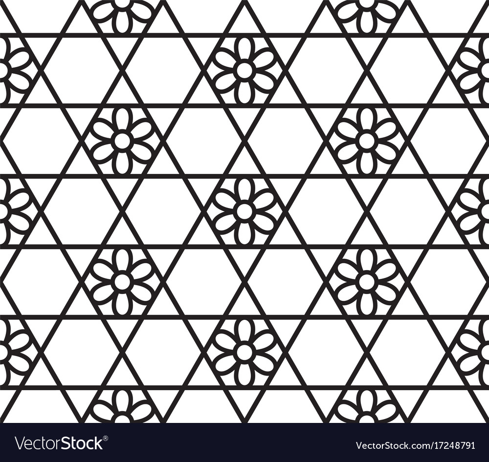 Abstract hexagonal pattern