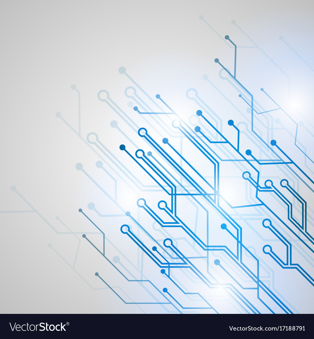 Abstract Technological Circuit Background