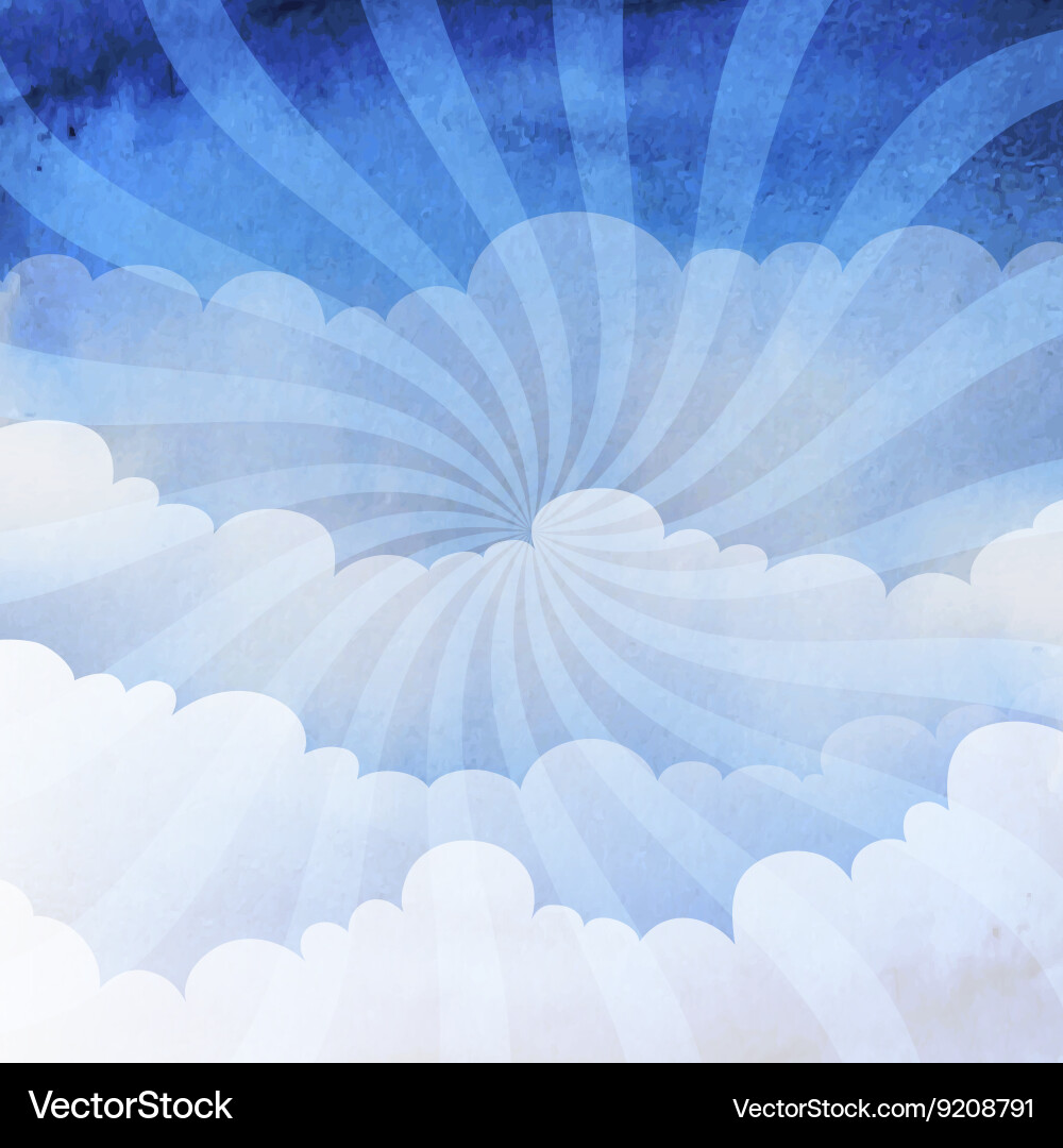 Background cloudy sky Royalty Free Vector Image
