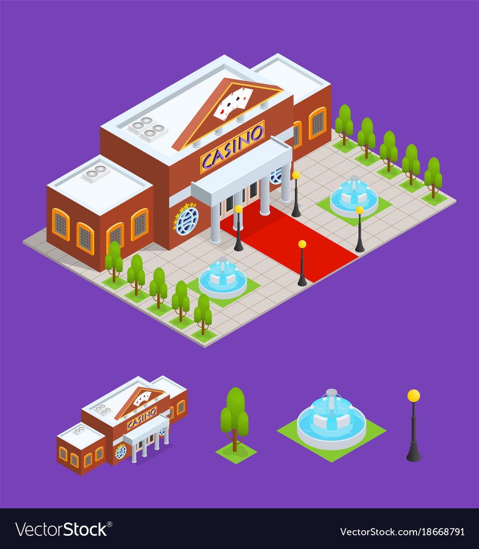 Isometric Casino Facade
