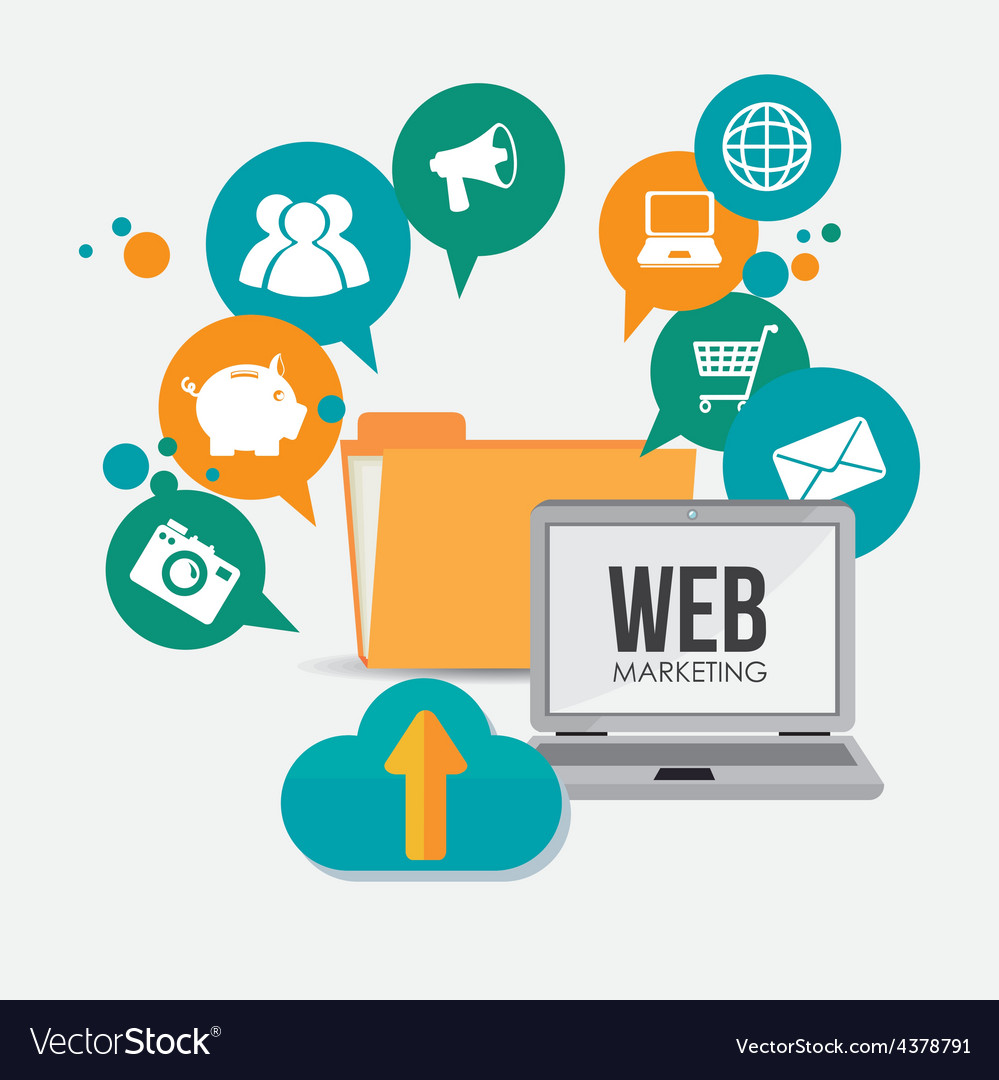 Marketing design Royalty Free Vector Image - VectorStock