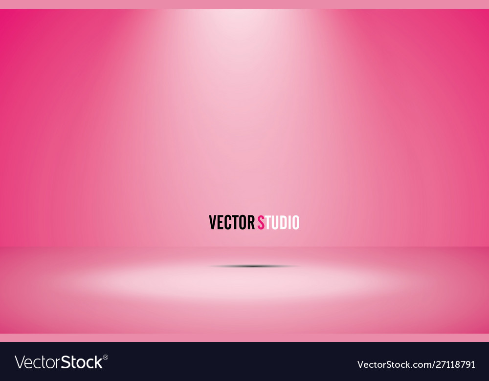 Pink Studio Backdrop - Empty Space