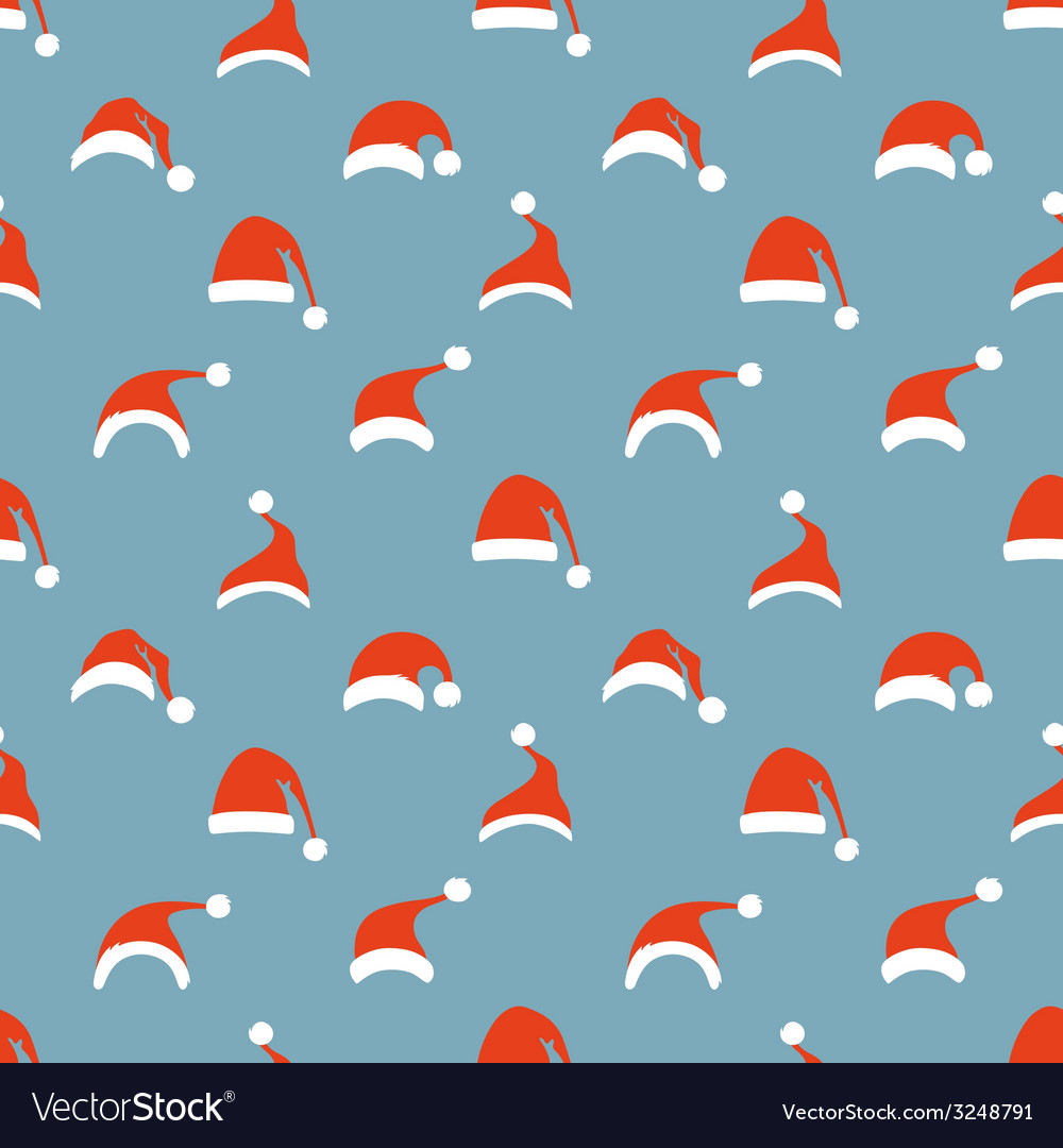 Retro Santa Hat Pattern