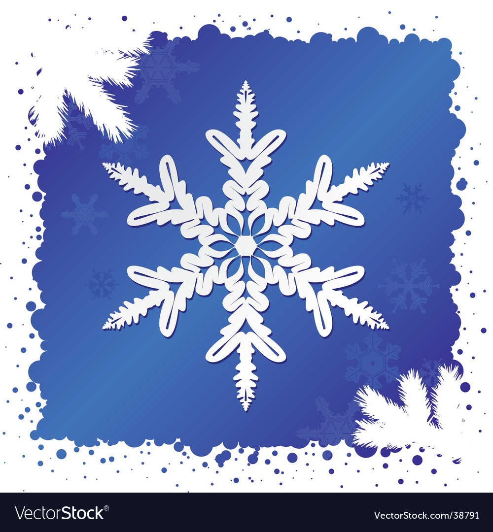 Snowflake background