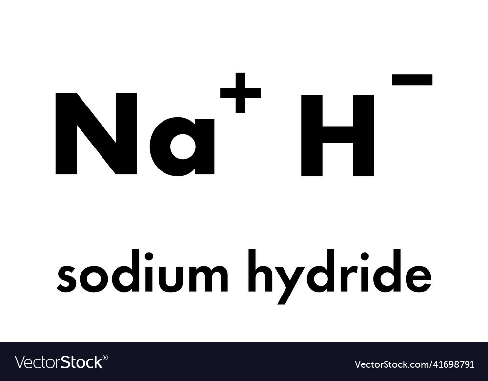 Sodium Hydride Chemical Structure Skeletal Formula, 55% OFF