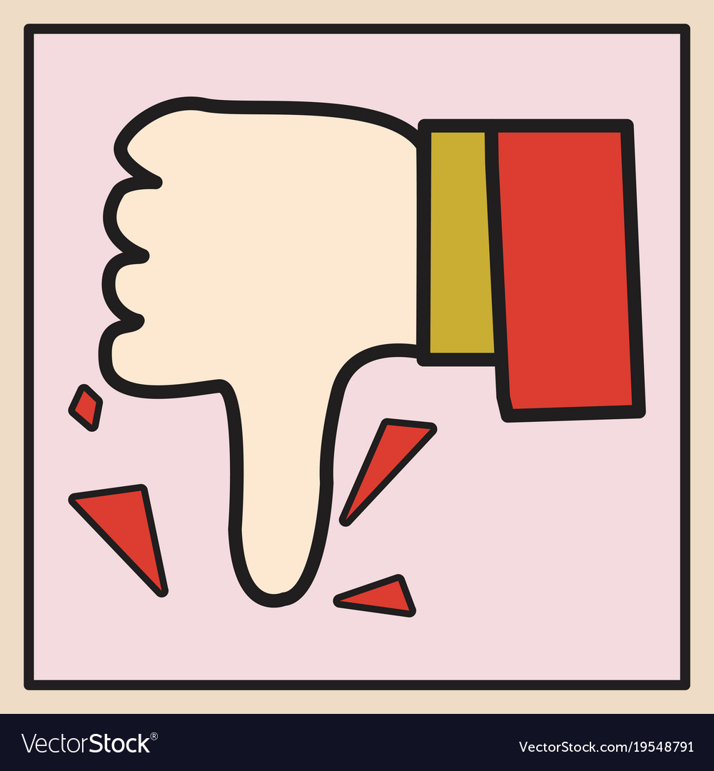 Unlike icon flat web pointer in eps 10