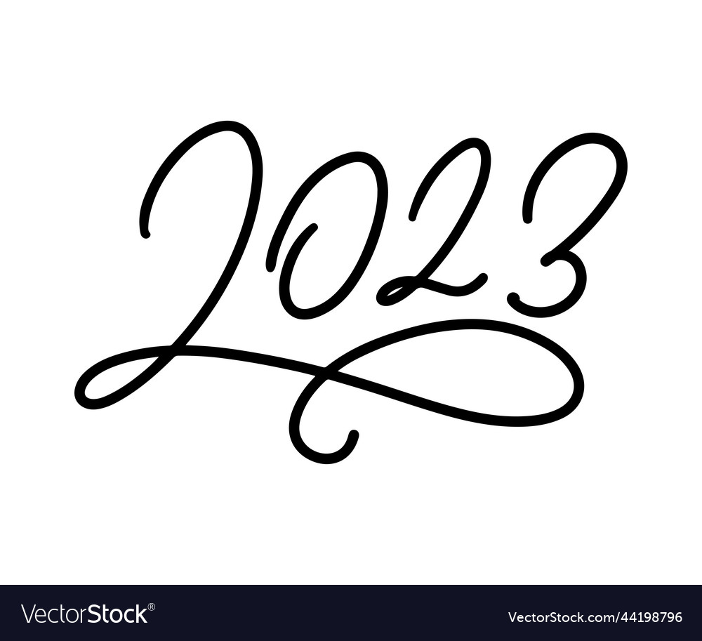 2023 new year great design for any purposes Vector Image