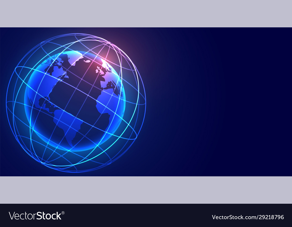 Global Network Connection - Earth