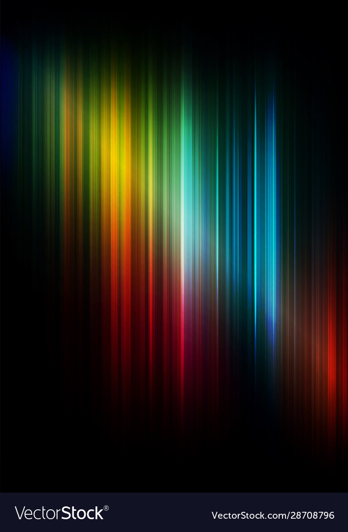 Glow vertical lines with colorful background vector image Glow vertical lines with colorful background