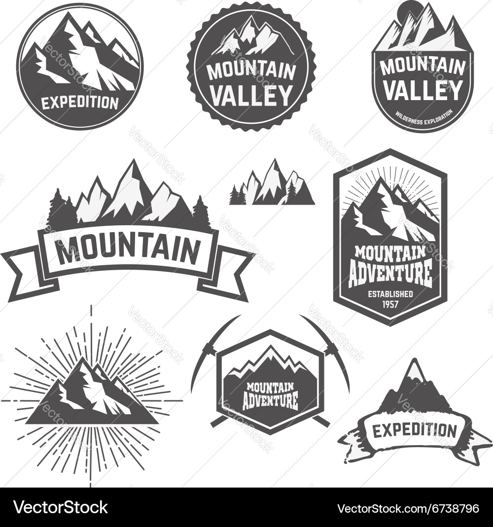 Mountains2 Royalty Free Vector Image - VectorStock