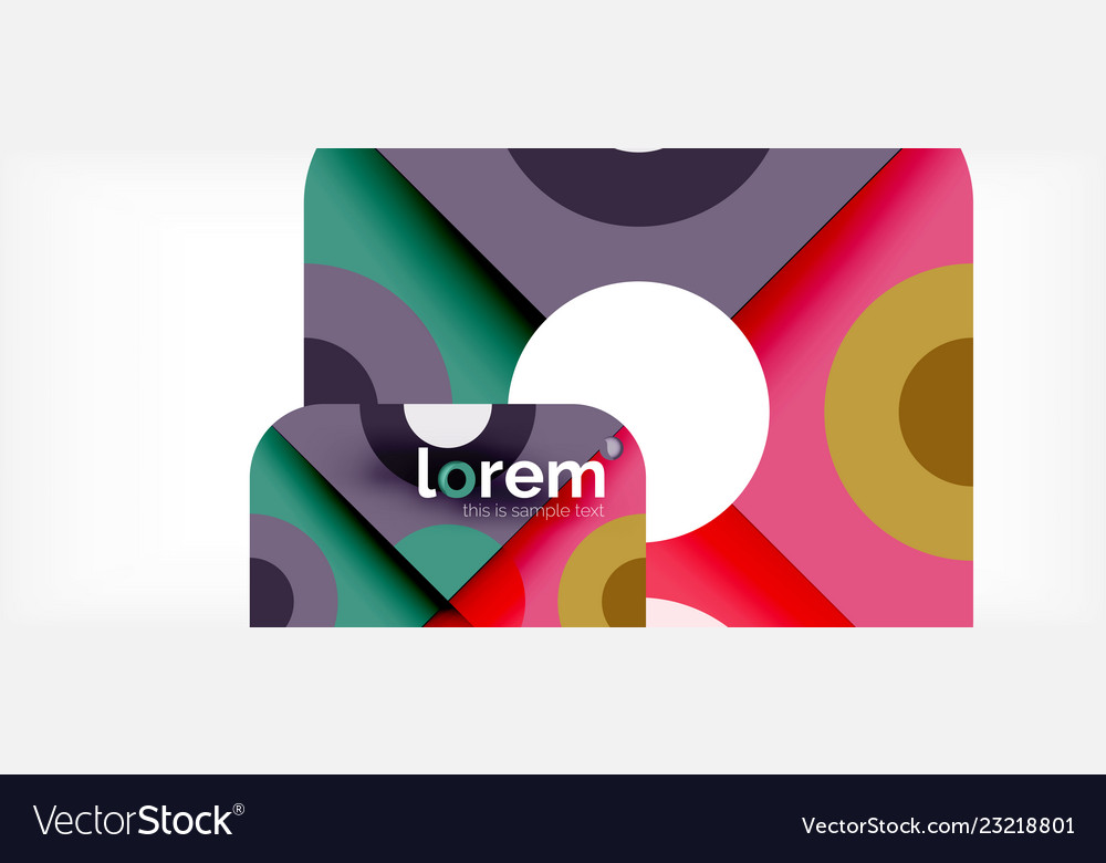 Abstract round elements composition background Vector Image Abstract round elements composition background
