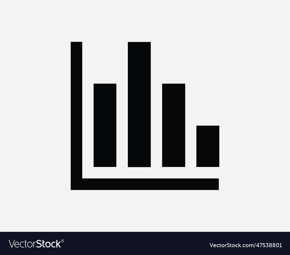 Bar-Diagramm-Ikone Diagramm Geschäftsfinanzmarkt