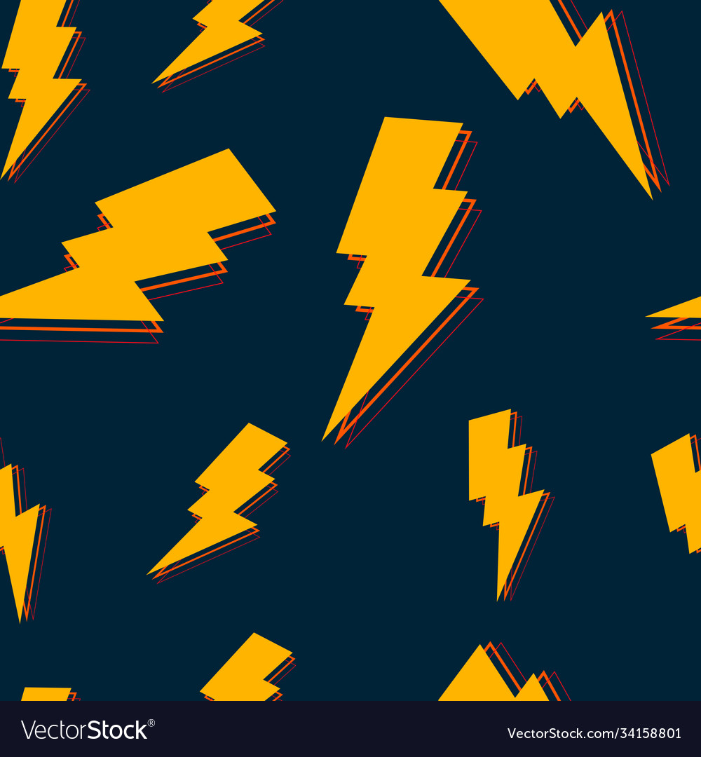 Lightning Bolt Pattern - Seamless