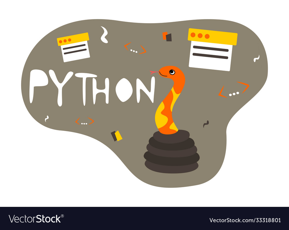 Python code language sign programming coding