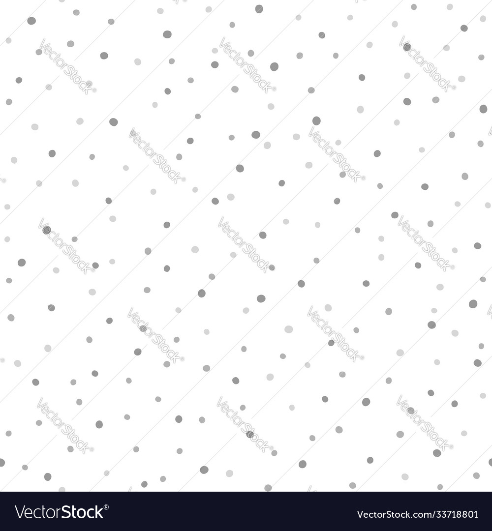 Repeated scattered rounded dots seamless pattern vector image Repeated scattered rounded dots seamless pattern