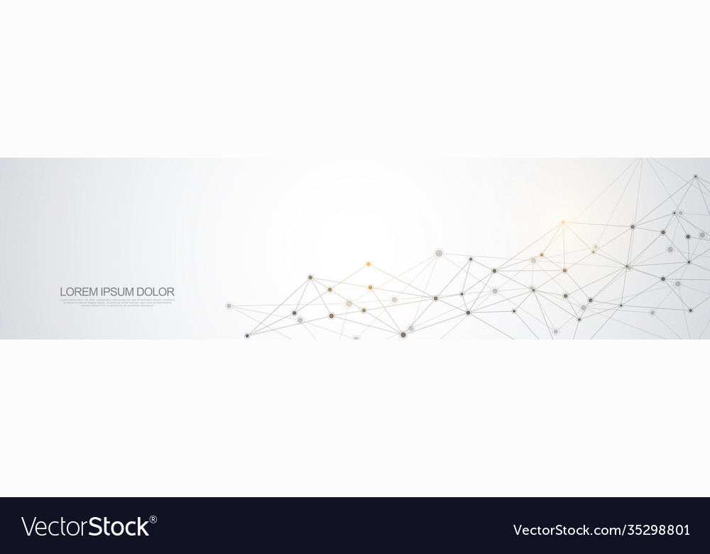 Website header or banner design with abstract Vector Image