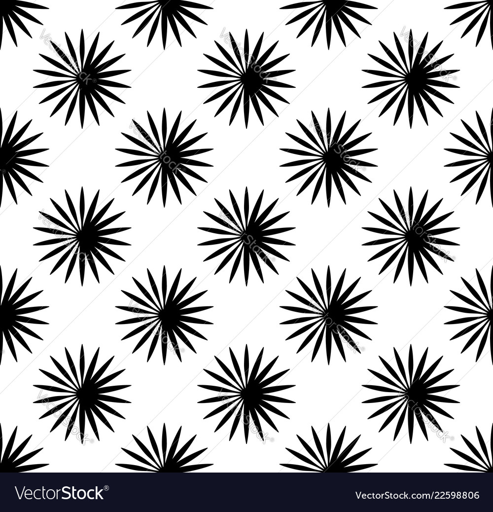 Repetitive pattern with radial-radiating lines