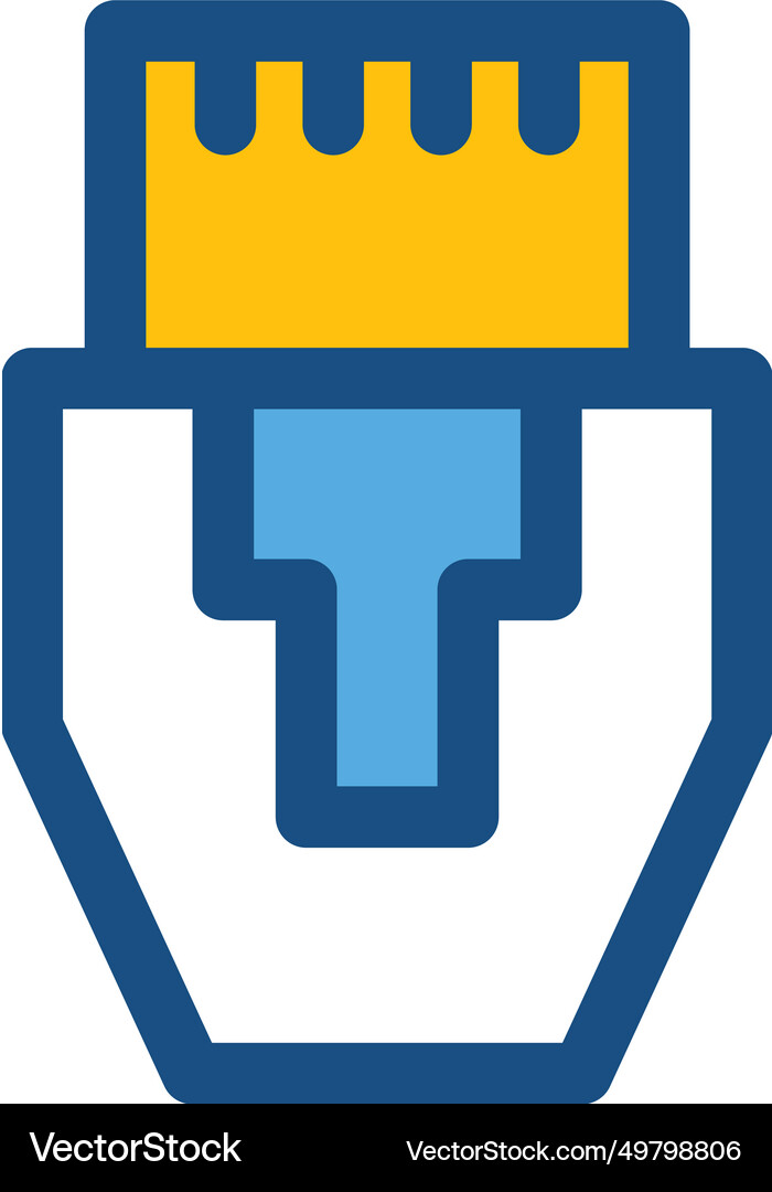 Usb cable icon Royalty Free Vector Image - VectorStock