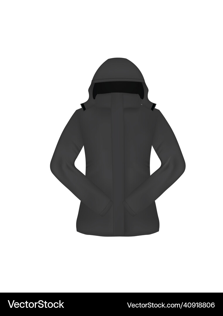 Winter ski jacket Royalty Free Vector Image - VectorStock