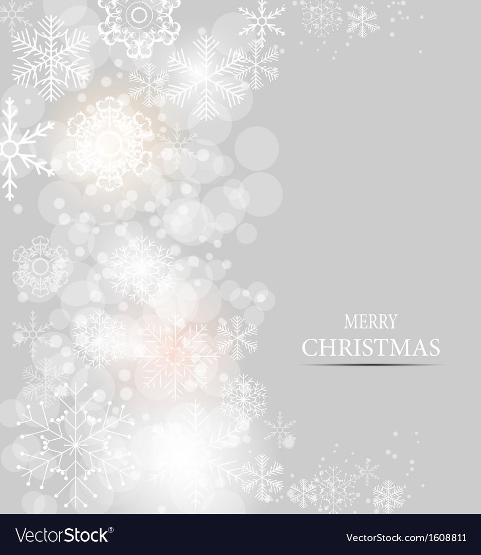 Christmas snowflakes background