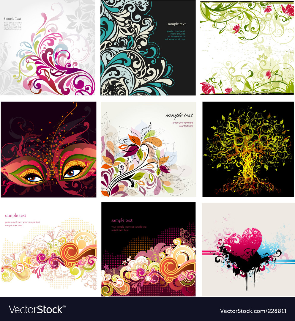 Colorful Pop Art Swirls