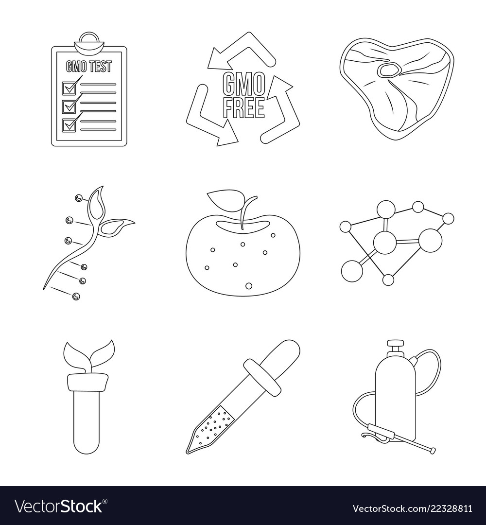 Design of and symbol set s vector image Design of and symbol set s