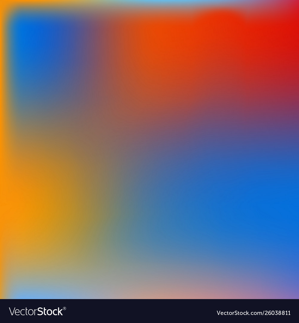 Gradient mesh painted in different colors