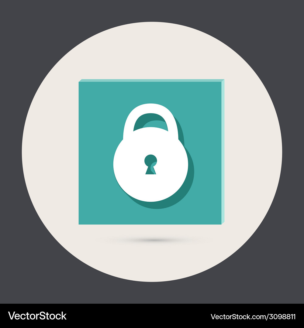 Padlock Royalty Free Vector Image - VectorStock
